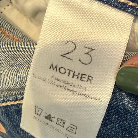 MOTHER The Mid Rise Dazzler Ankle Cut and Paste jeans - Picture 3 of 5